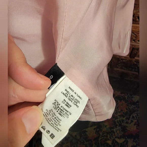 Theory Etiennette Blazer, Pink, Size 0